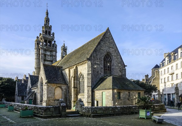 Notre-Dame-de-Croaz-Batz church in the Flamboyant Gothic style