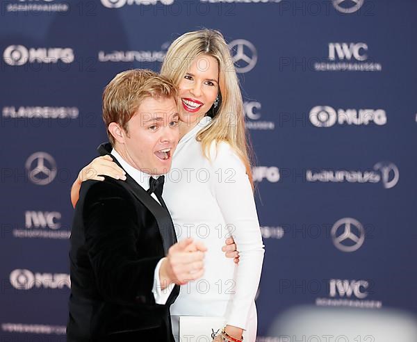 Nico Rosberg with woman Vivian Sibold