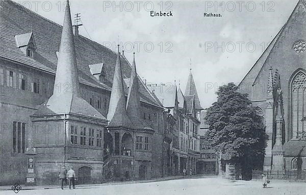 Town hall in Einbeck, county Northeim in Southern Lower Saxony