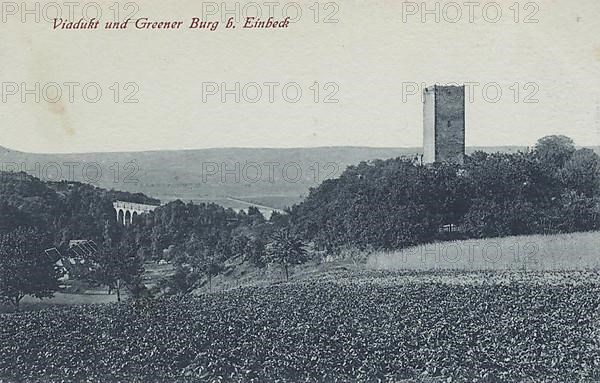 Viaduct at Greener Burg near Einbeck, district of Northeim in southern Lower Saxony