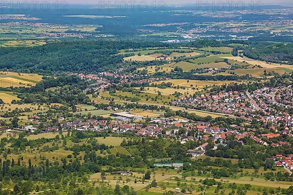 Rossberg, view from the Rossberg tower