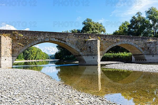 Stone arch bridge, Ponte Buriano - Photo12-imageBROKER-Karlheinz Irlmeier