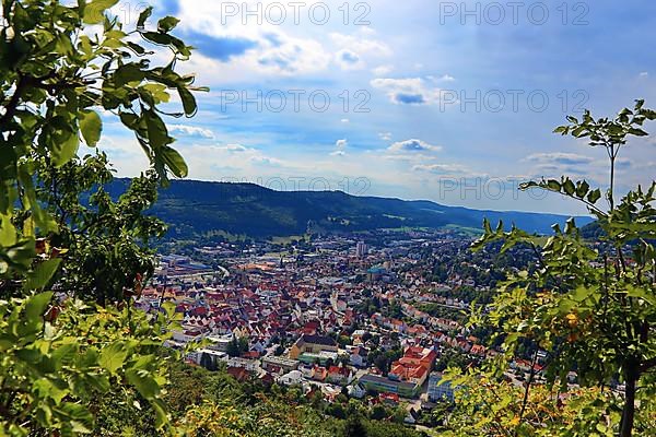 Albstadt from above. Zollernalbkreis, Tuebingen