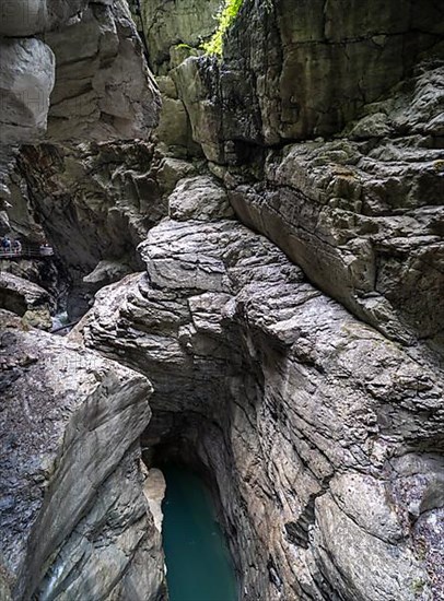 River Breitach in the Breitachklamm gorge near Oberstdorf, Oberallgaeu