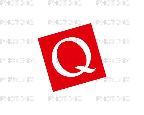 Q magazine, rotated logo