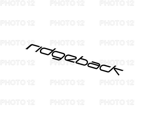 Ridgeback brand, rotated logo