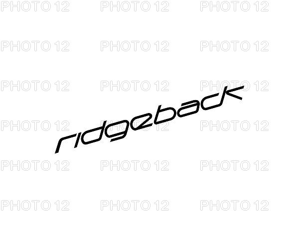 Ridgeback brand, rotated logo