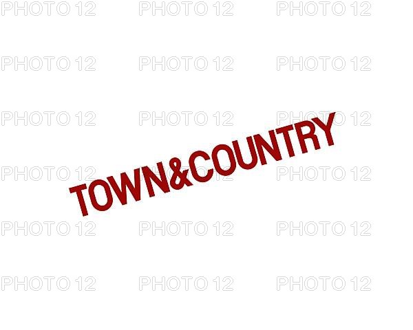 Town & Country magazine, rotated logo