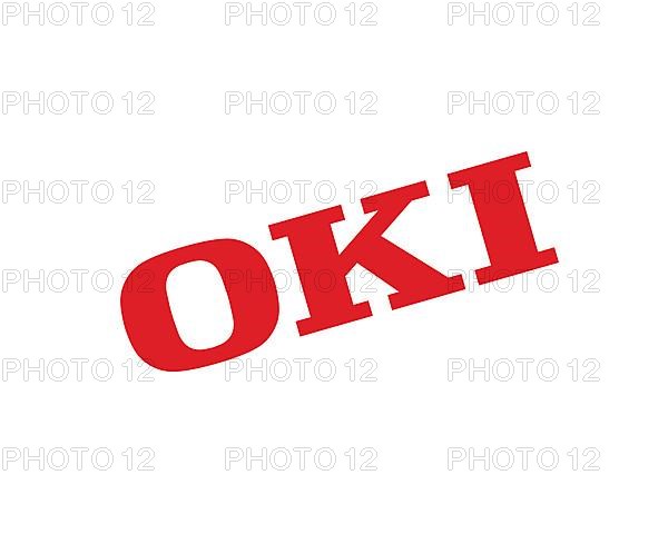 OKI conglomerate company, rotated logo