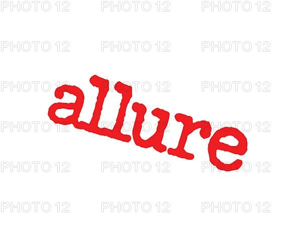 Allure magazine, rotated logo