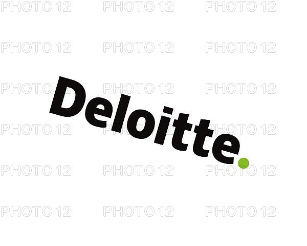 Deloitte, rotated logo