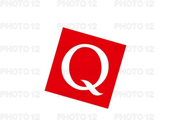 Q magazine, rotated logo