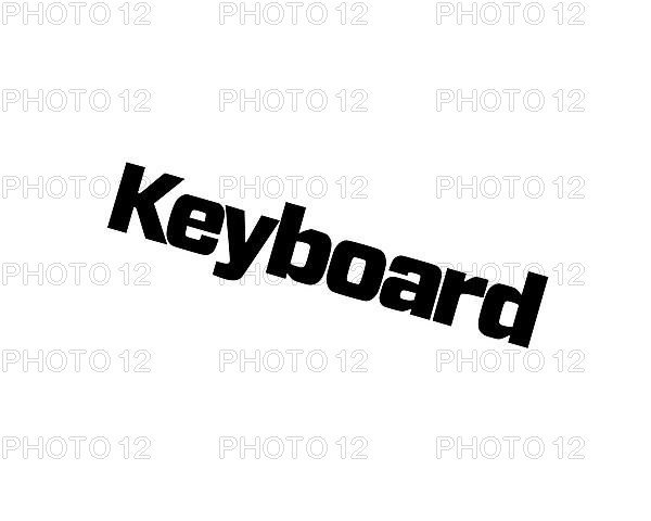 Keyboard magazine, rotated logo