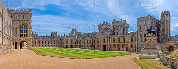 Windsor Castle Panorama London England