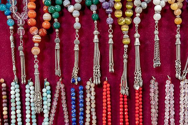 Variety of worry beads