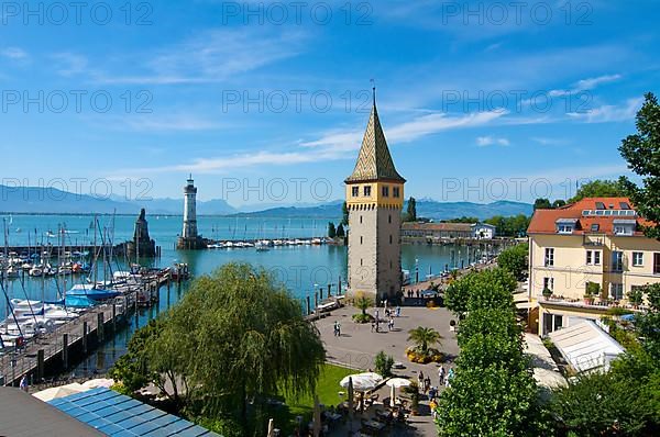 Harbor with Mangturm tower