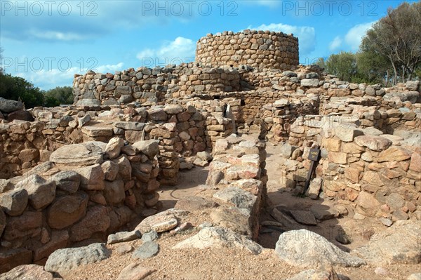 Excavation work at Nuraghe La Prisgiona