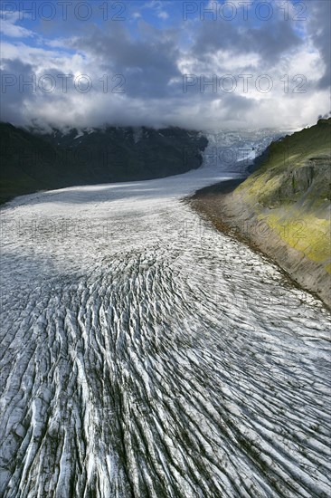 Skaftafellsjokull Tongue of the Vatnajokull Glacier