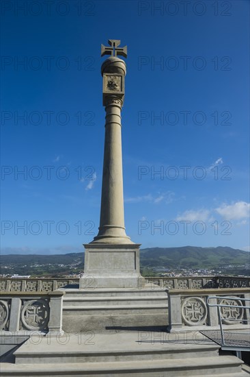 Monument above the Unesco world heritage sight