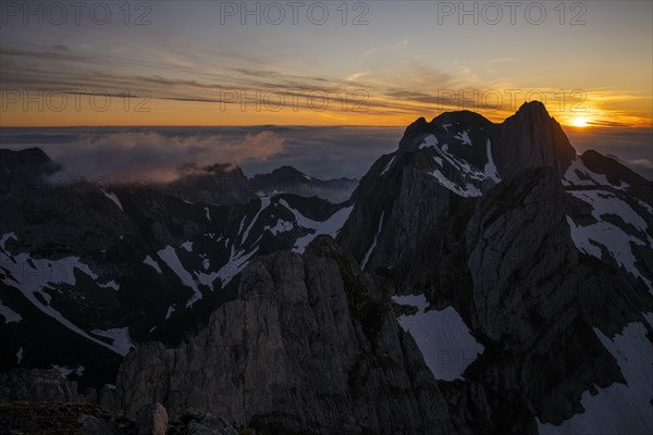 Sunrise over Altmann summit