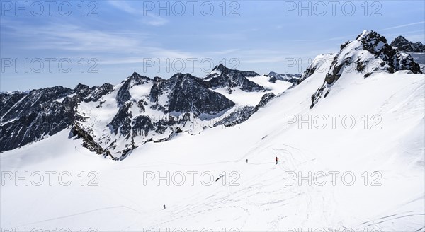 Berglasferner with Turmscharte and Vorderer Wilder Turm