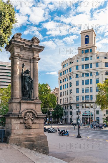 Plaza de Catalunya in Barcelona