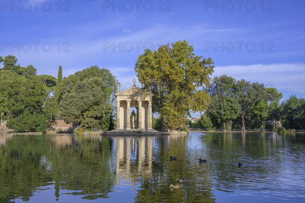 Temple of Asclepius in the Villa Borghese Park