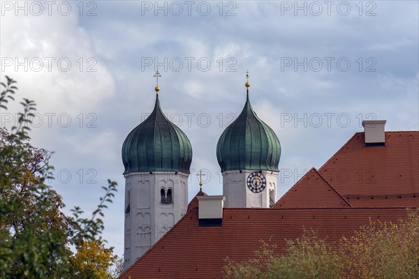 Towers of Seeon Monastery Church