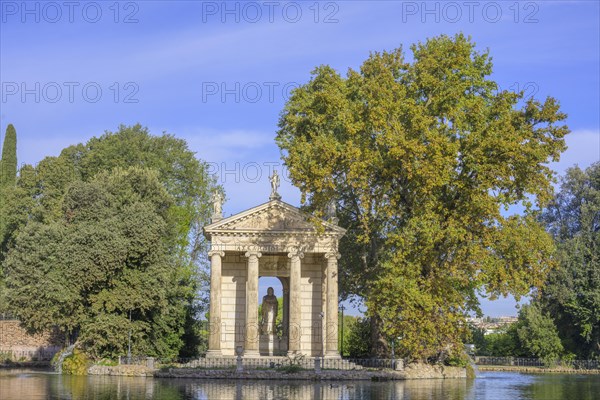 Temple of Asclepius in the Villa Borghese Park