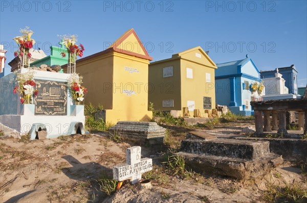 Colorful tombs