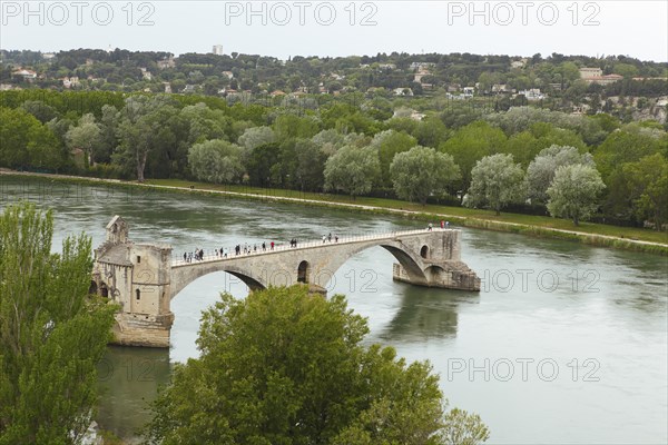 Pont dAvignon or Pont Saint-Benezet over the Rhone