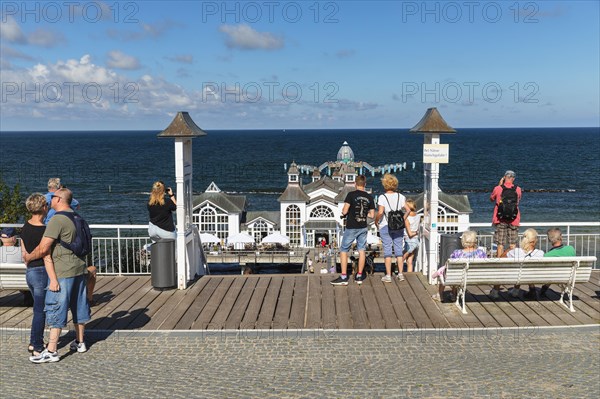 Pier on the beach of Sellin