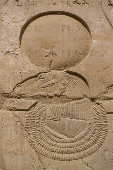 Depiction of God Amun as a ram