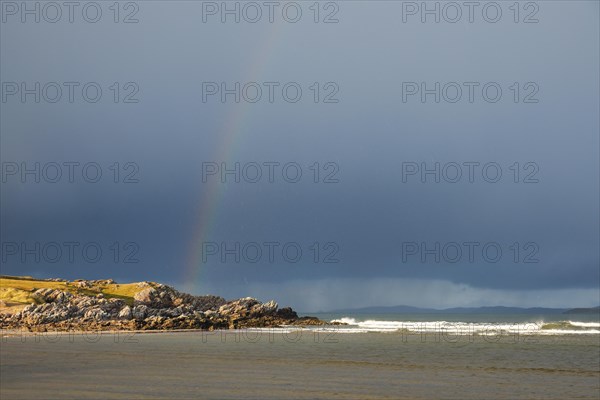 Rainbow on Achnahaird Beach