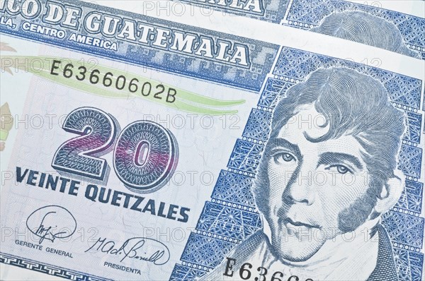 20 Guatemalan quetzales