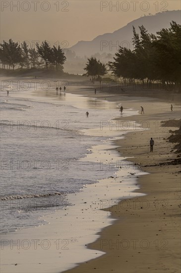 Hazy light over the beach of Fort Dauphin