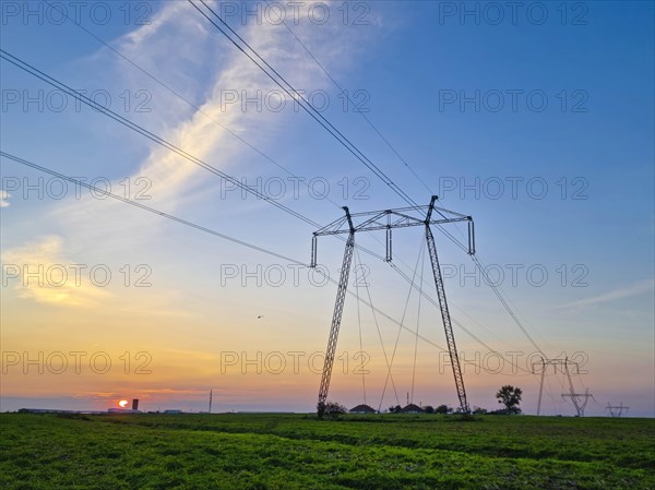 High voltage electric poles