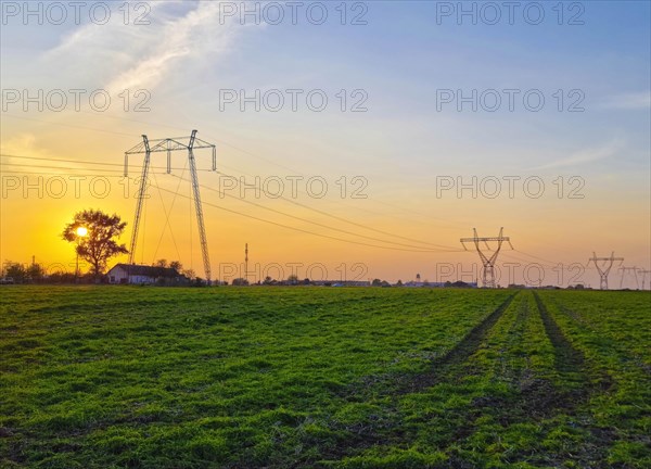 High voltage electric poles