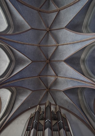 Vault of the Gothic Hall Church of St. Gangolf