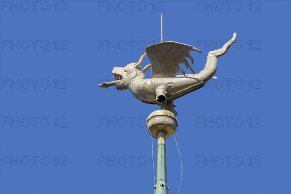 Dragon on spire of the belfry of Ghent