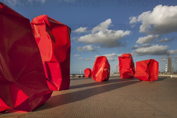 Conceptual work of art Rock Strangers by artist Arne Quinze