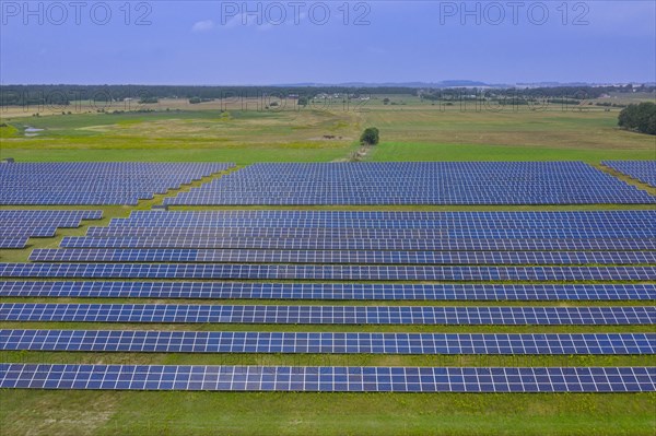 Solar panels of photovoltaic power station