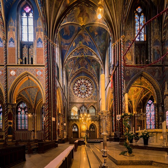 St. Marys Basilica, Basilica of St. Mary, Kevelaer, North Rhine-Westphalia, Germany, Europe