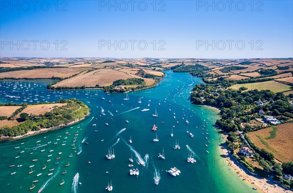 Aerial view of SALCOMBE and Kingsbridge Estuary from a drone - Photo12 ...