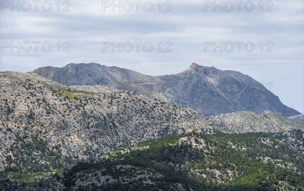 View over the mountains of Majorca