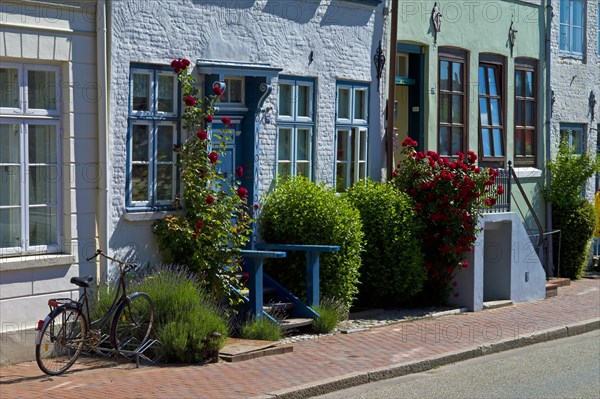 Row of houses at the harbour