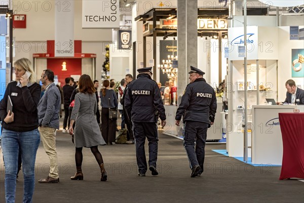 Policemen on patrol