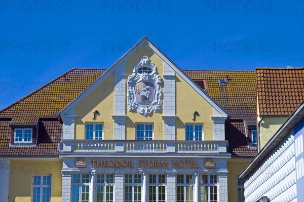 Gable of the Theodor Storm Hotel