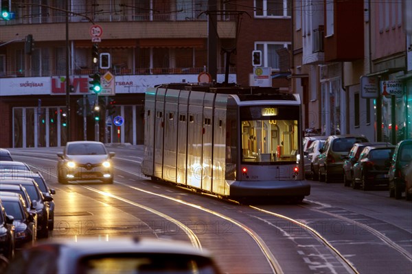 Tram traffic on Ackerstrasse