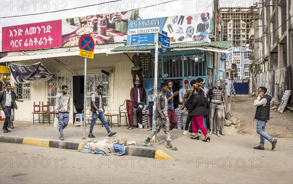 Street scene in Addis Ababa